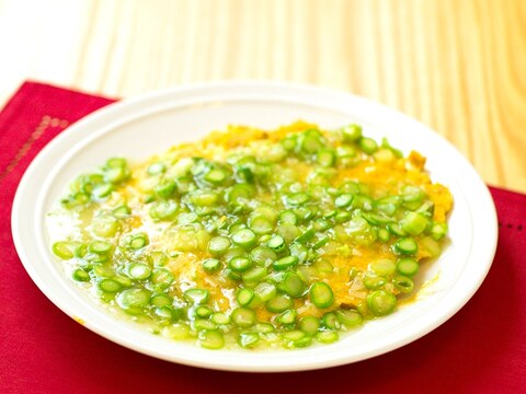 【浜内千波考案】減塩!ごまたま にんにく風味あん